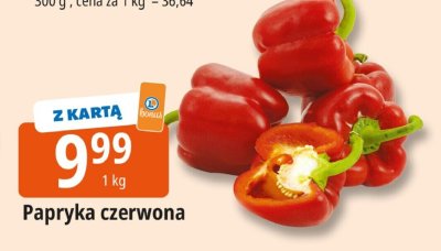 Papryka czerwona promocja w Leclerc