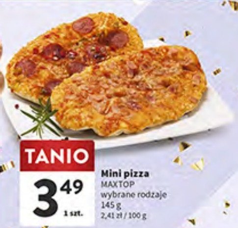 Mini pizza Maxtop promocja