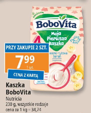 Kaszka mleczno-ryżowa bananowa promocja w Leclerc