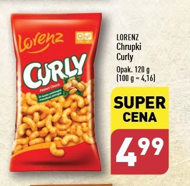Chrupki Lorenz curly promocja w Aldi