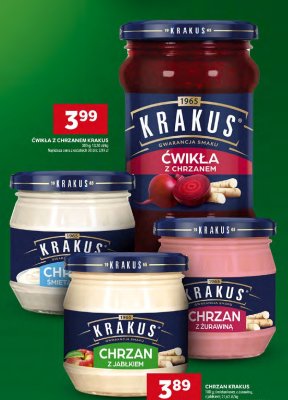Chrzan z jabłkiem Krakus promocja w Stokrotka