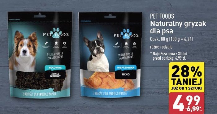 Gryzak dla psa z kurczakiem Pet foods promocja