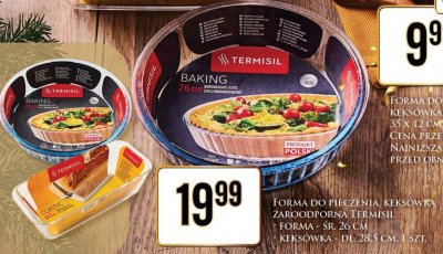 Forma do pieczenia keksówka Termisil forma śr. 26 cm keksówka dł. 28,5 cm promocja w Dino