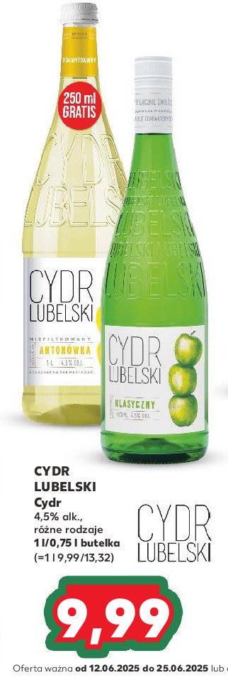 Cydr Cydr lubelski promocja w Kaufland