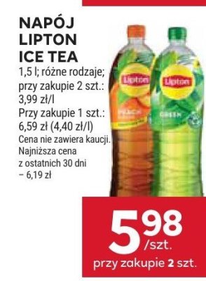 Napój Lipton Ice Tea promocja w Stokrotka
