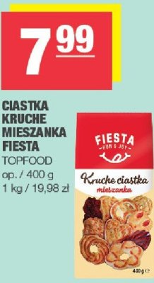 Ciastka kruche mieszanka Fiesta Top Food promocja w SPAR