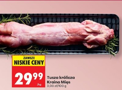 Tusza królicza Kraina Mięs promocja w Biedronka