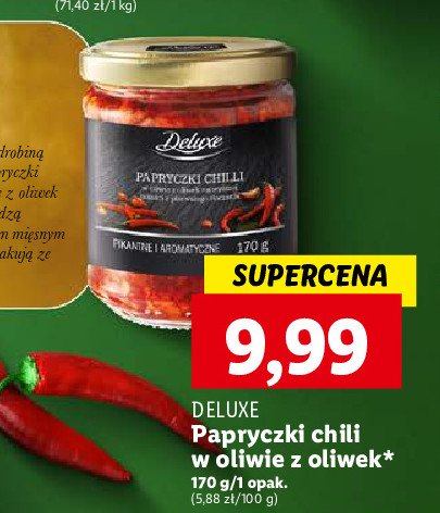 Papryczki chili w oliwie Deluxe promocja