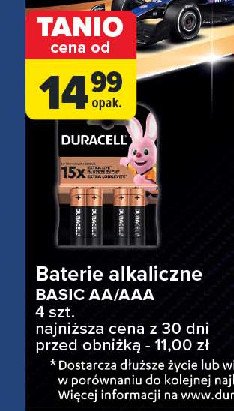 Baterie aaa/lr3 Duracell promocja