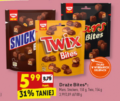 Batony mini Mars bites promocja