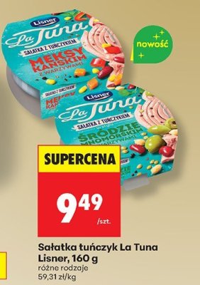 Sałatka tuńczyk La Tuna Lisner, 160 g promocja w Biedronka