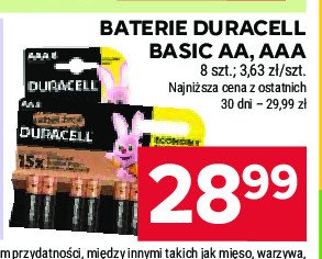 Baterie aa/lr6 Duracell promocja