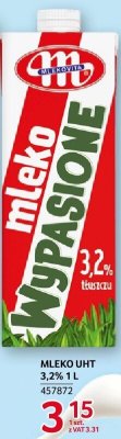 Mleko UHT 3.2% promocja w Selgros