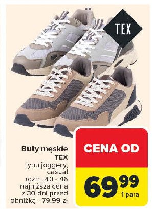 Buty męskie 40-46 Tex promocja