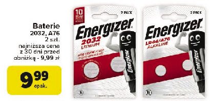 Baterie cr2032 Energizer promocja w Carrefour Market