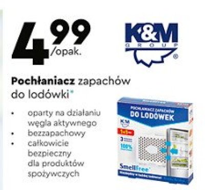 Pochłaniacz zapachów do lodówek K&m promocja