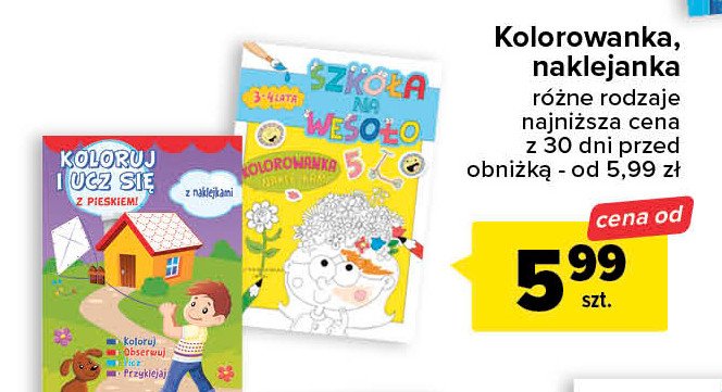 Koloruj i ucz si臋 - z pieskiem promocja