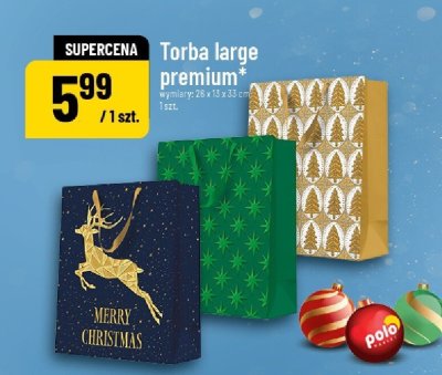 Torba large premium promocja w POLOmarket