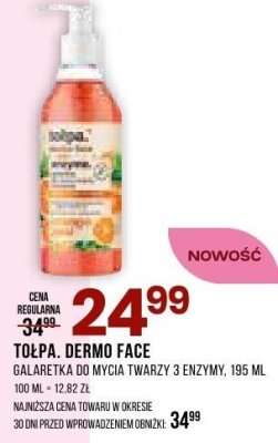 Galaretka płyn micelarny TOŁPA Dermo face promocja w Drogerie Natura