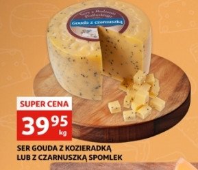 Ser gouda z czarnuszką Z radzynia podlaskiego promocja