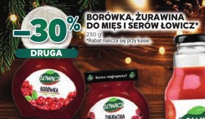 Borówka do mięs i serów 230g promocja w Stokrotka