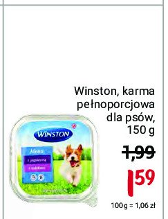 Karma dla psa jagnięcina-indyk Winston promocje