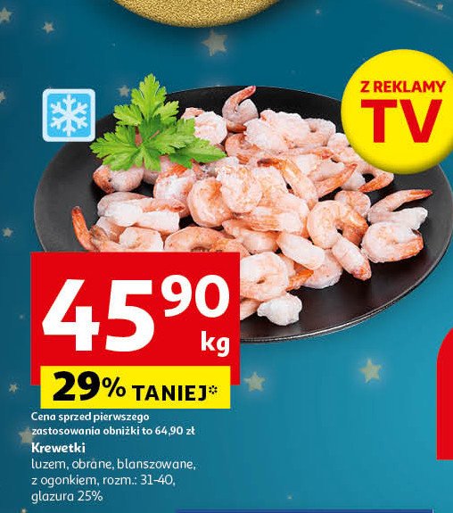 Krewetki promocja w Auchan