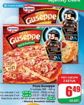 Pizza Guseppe 4 sery promocja w Dino