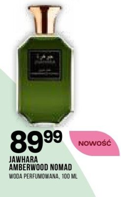 JAWHARA AMBERWOOD NOMAD woda perfumowana promocja w Drogerie Natura
