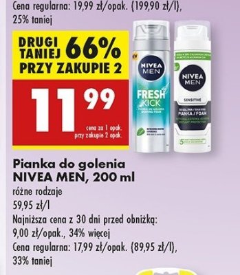 Pianka do golenia promocja