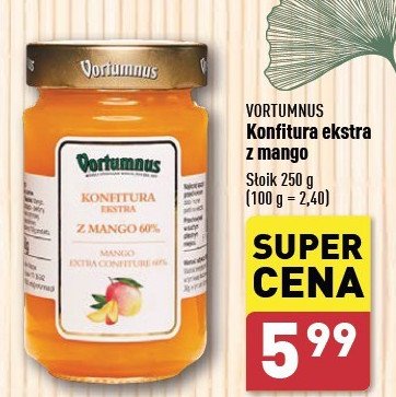 Konfitura ekstra z mango Vortumnus promocja