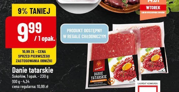 Danie tatarskie Sokołów promocja