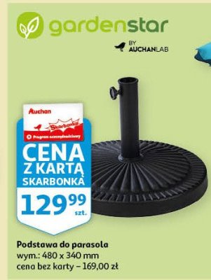 Podstawa do parasola 480 x 340 mm Garden star promocja