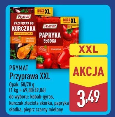 Przyprawa XXL kurcząk złocista skórka promocja w Aldi