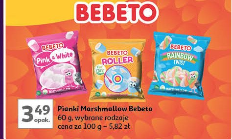 Pianki rainbow twist Bebeto promocja w Auchan