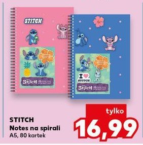 Notes na spirali stich a5/80 promocja w Kaufland