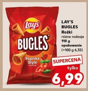 Chipsy paprika Lay's bugles promocja