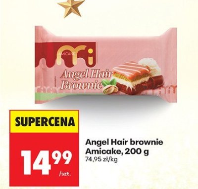 Brownie Angel Hair Amicake promocja w Biedronka
