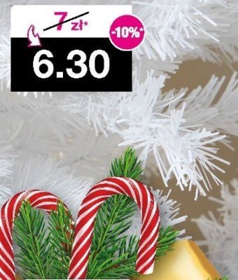 Laska cukrowa świąteczna promocja w Woolworth