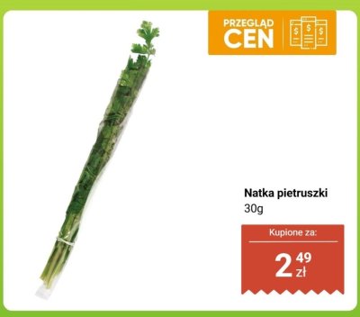 Natka pietruszki 30g promocja w Dino
