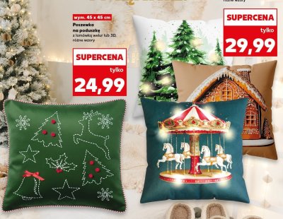 Poduszka LED 6-8 diod LED różne wzory wym. 40 x 40 cm promocja w Kaufland