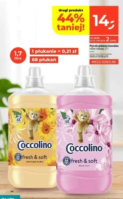 Płyn do płukania Coccolino Fresh & Soft Orange Rush promocja w Dealz
