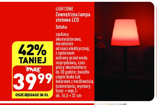 Lampa stołowa Light zone promocja