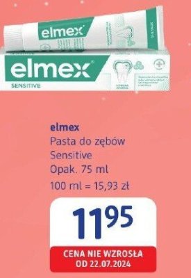 Pasta do z臋b贸w Elmex promocja w Drogerie DM