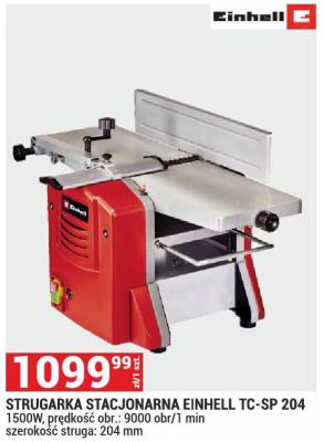 Strugarka stacjonarna Einhell TC-SP 204 promocja w Merkury Market