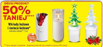 Wkłady ledowe i świece ledowe wybrane rodzaje promocja w POLOmarket