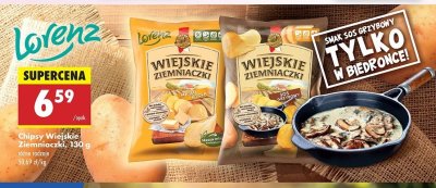 Chipsy le艣ne grzyby Lorenz wiejskie ziemniaczki promocja