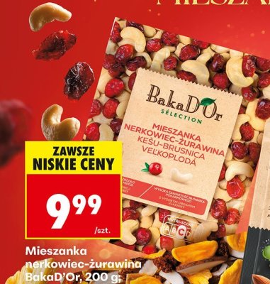 Mieszanka nerkowiec-żurawina BakaD'Or promocja w Biedronka