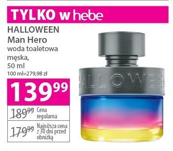 Woda toaletowa HALLOWEEN MAN HERO promocja