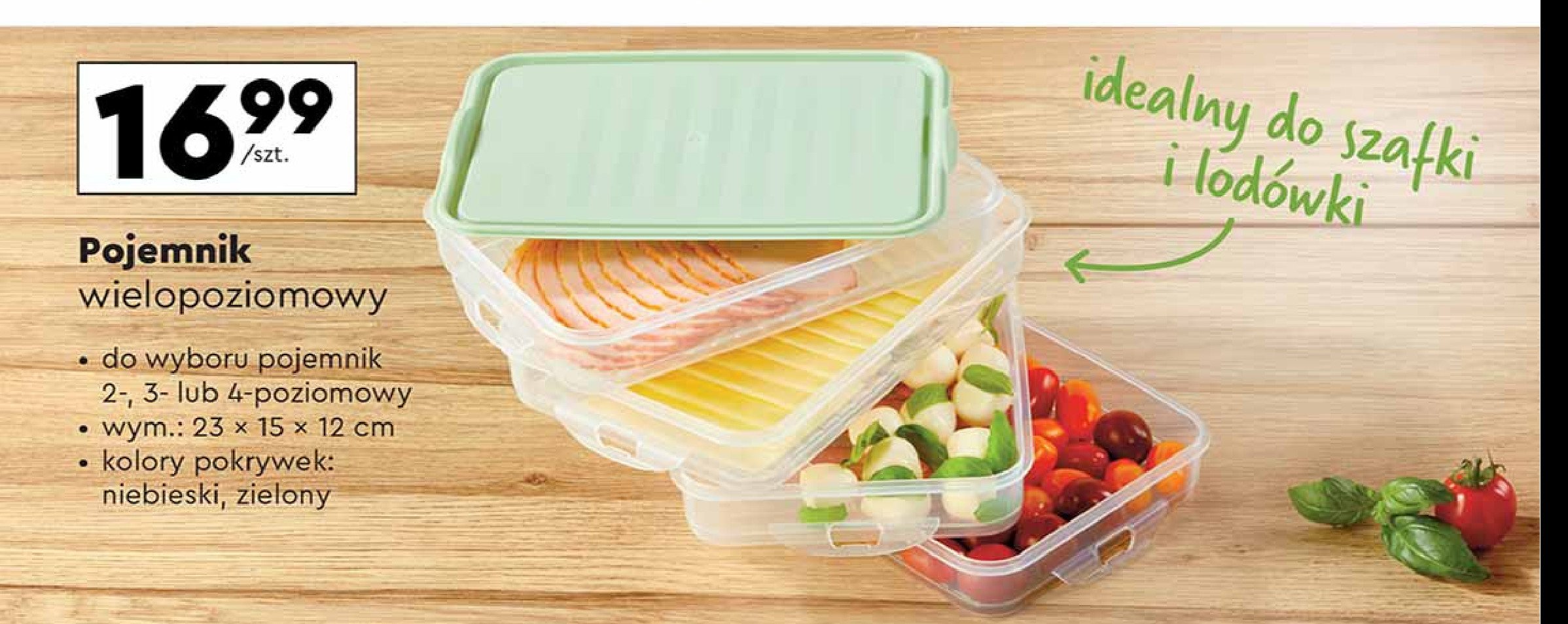 Pojemnik na lunch wielokomorowy Smukee kitchen promocja